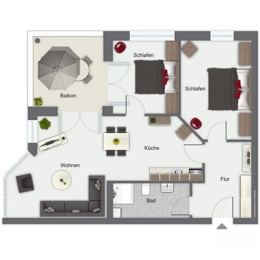 Duenenblick Wohnung 07 Больтенхаген Экстерьер фото